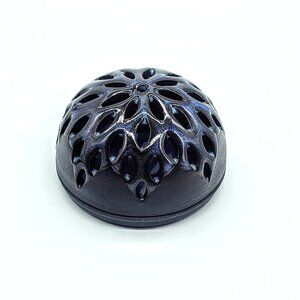 ESP Pottery Glazed Clay Candle Holder - Grey